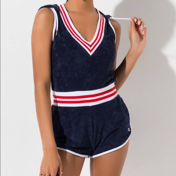 NWT Champion Terry Romper (XS) - Picture 2 of 5
